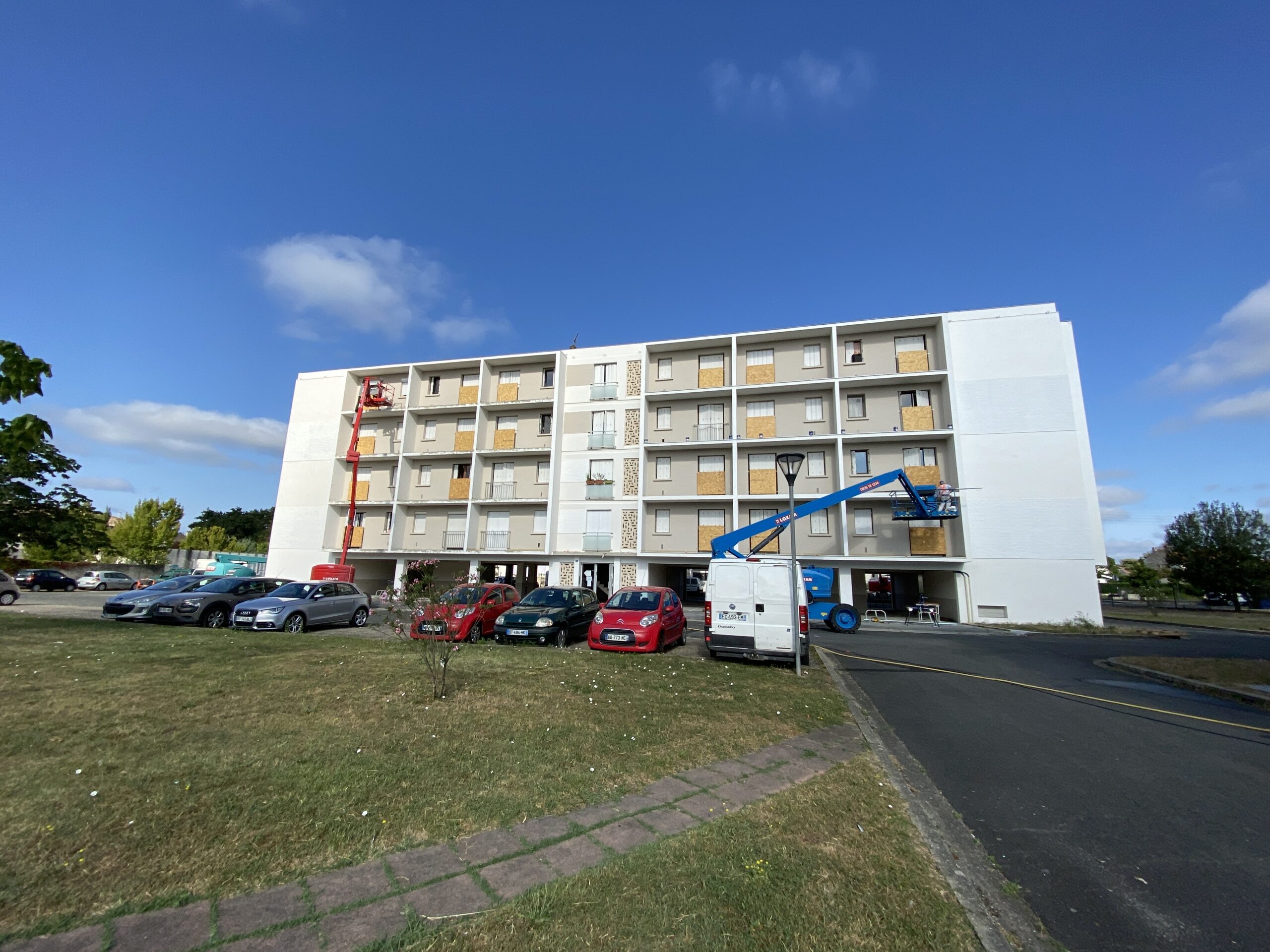 photo résidence rimbaud en travaux avec icos