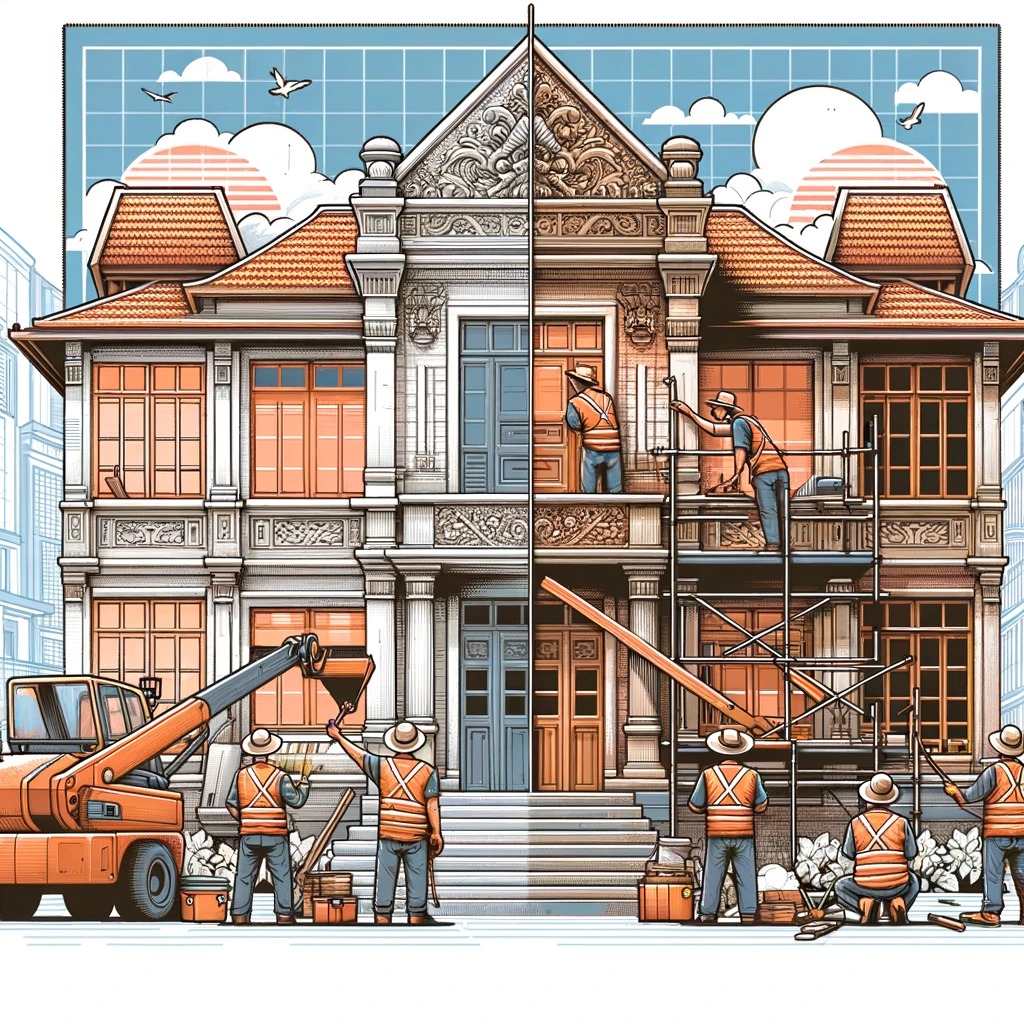 Les Corps de métiers de façadiers